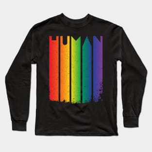 Human and Valid Gay Pride Long Sleeve T-Shirt